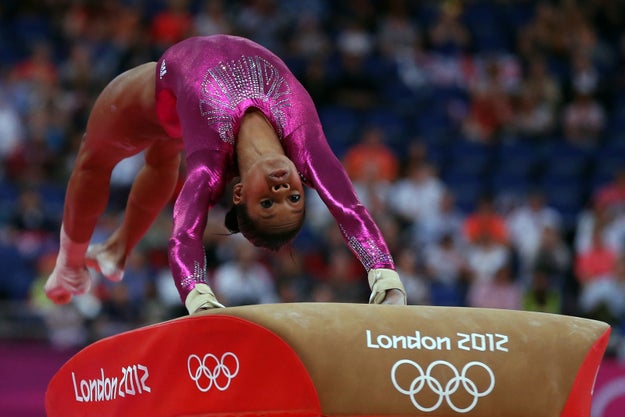 All of the humans competing in events were basically superheroes, and the gymnasts were particularly memorable.