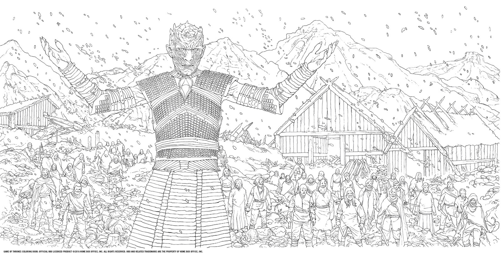 Download The New "Game Of Thrones" Coloring Book Looks Badass