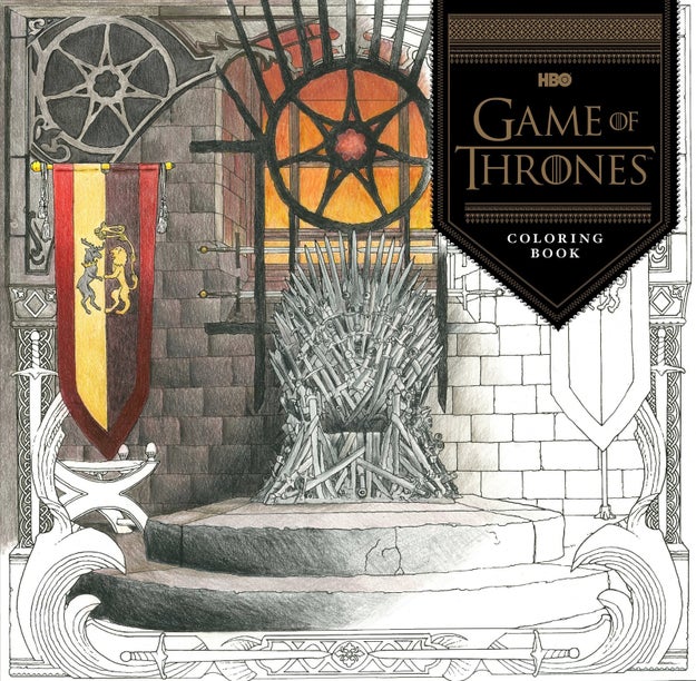 So to help tide us over, Chronicle Books and HBO have teamed up to create an official Game of Thrones coloring book — and we've got an exclusive first look.