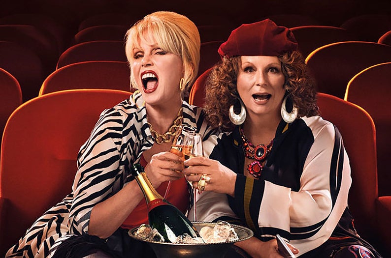 Joanna Lumley and Jennifer Saunders in Absolutely Fabulous: The Movie.