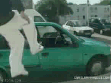 The rule is: You can call it once the car is visible.