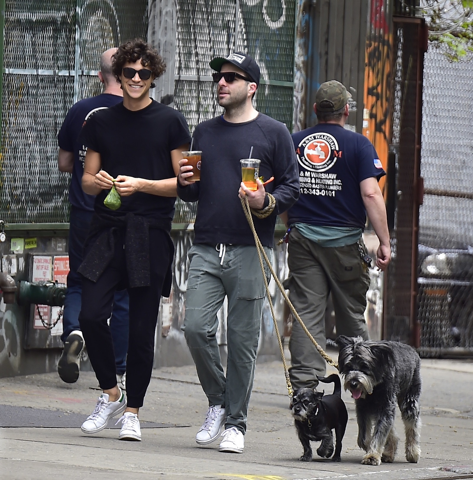 Zachary Quinto And Miles McMillan Are The Cutest Dog-Walking Couple Of ...