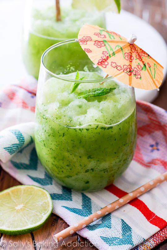 Frozen Mojito Slushies