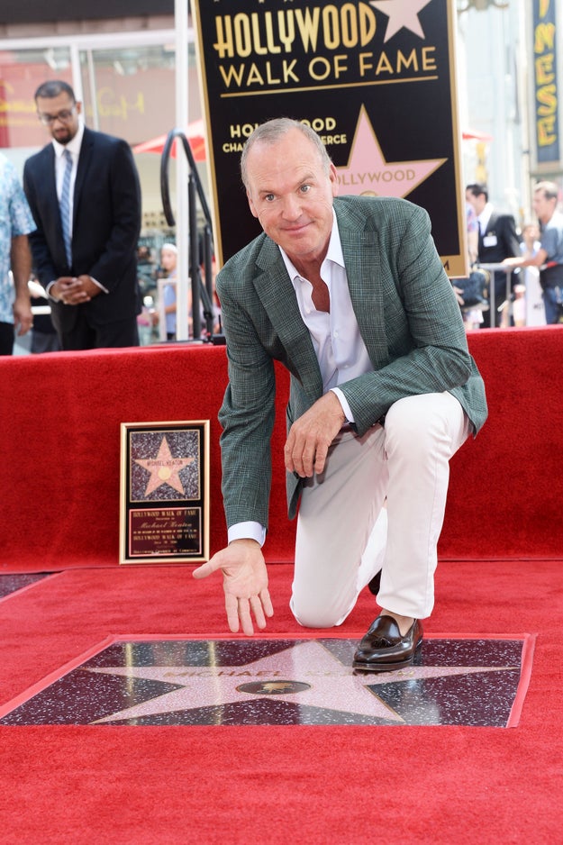 Earlier this week Michael Keaton got his star on the Walk of Fame.