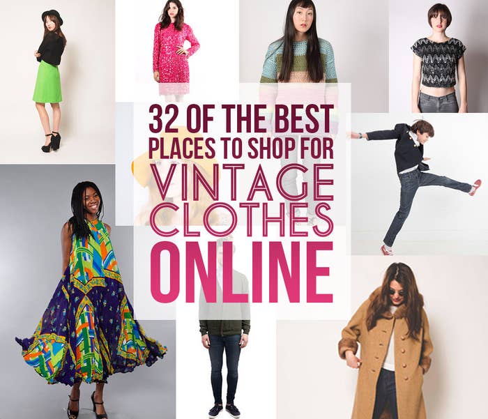 cáustico cojo limpiar 32 Of The Best Places To Shop For Vintage Clothes Online