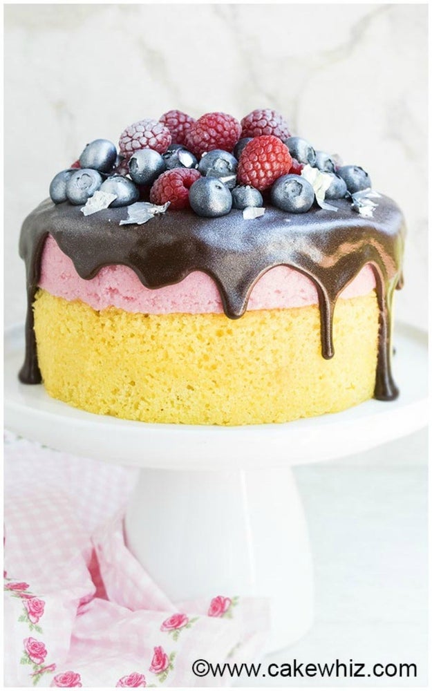 Raspberry Mousse Cake