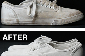 Easy Way To Clean Off Your White Shoes 