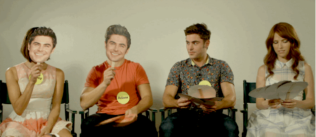 Adam: Yeah, this boy be sleepy.Aubrey: This boy be sleepy! That's what's up.Zac: I just woke up from a nap.