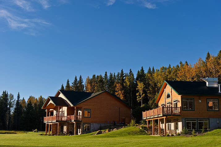 For a romantic, luxurious getaway, check out The Prairie Creek Inn, tucked away in the woods of Central Alberta.