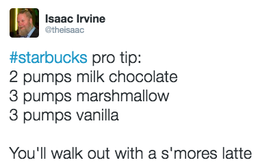 How to make a s'mores latte: