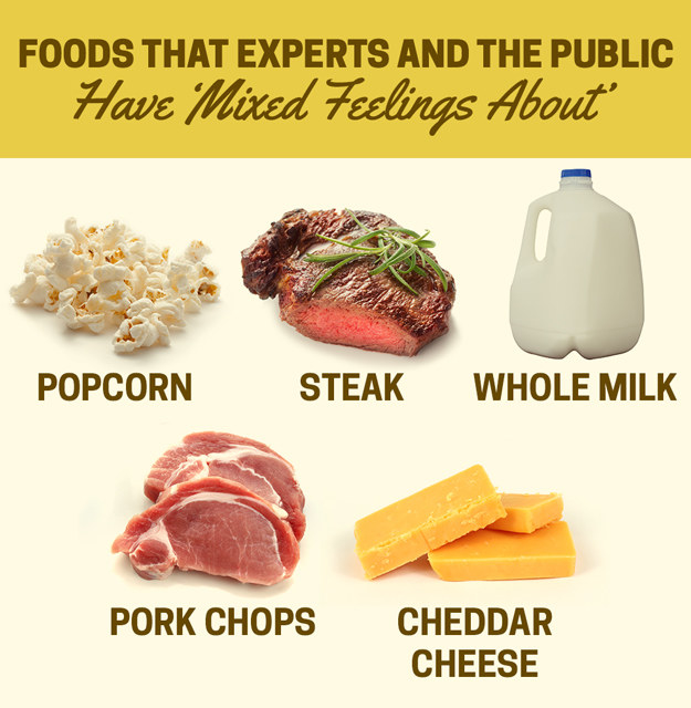 And since it wouldn't be a conversation about nutrition unless things got ~murky,~ there are a bunch of foods that people had mixed feelings about.