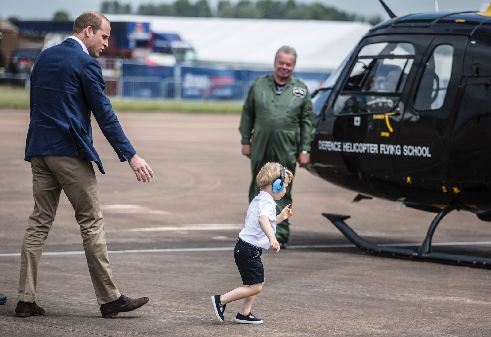 Enjoy These Photos Of Prince George Hanging Out With Planes