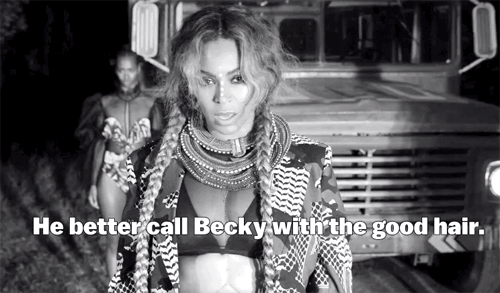 Naturally, this lead some (mostly fans of Beyoncé) to speculate about the identity of said Becky.