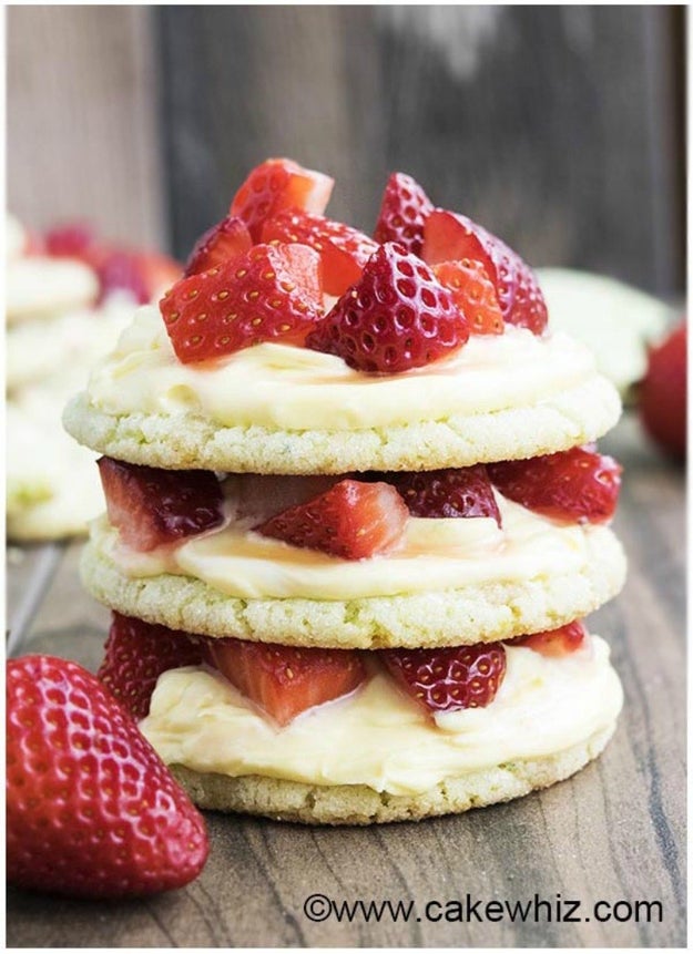 Strawberry Lime Cookies