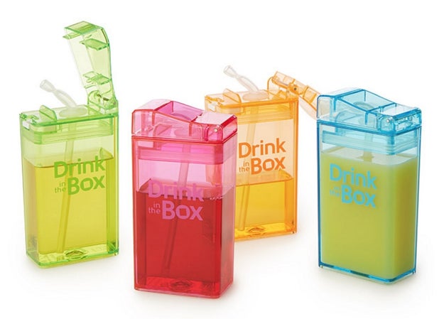 These mega cool reusable juice boxes that make sustainability extra fun.