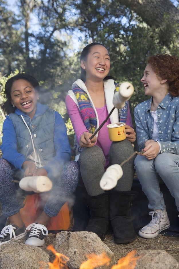 Well, wonder no more, my friend! Because on this day, aka National S’mores Day, the Girl Scouts of the USA announced they'll be adding TWO commemorative Girl Scout S’mores cookies for the 2017 cookie season!