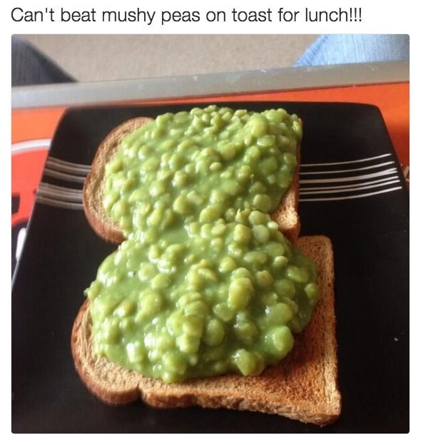 Mushy peas: