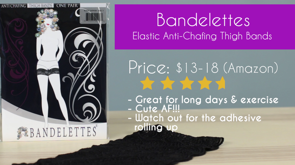 Bandelettes, Anti chafing thigh bands