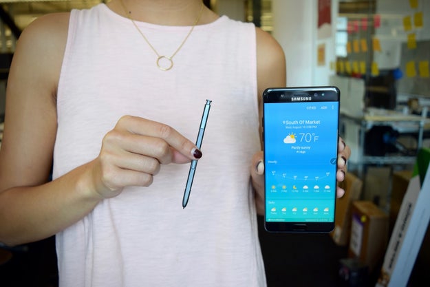 There's a big new Android phone on campus: Samsung's Galaxy Note 7.
