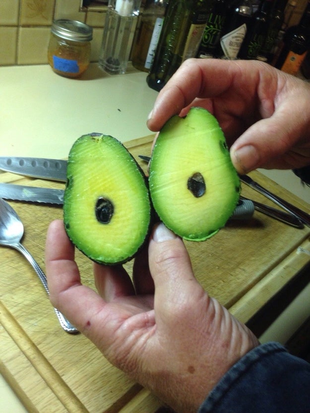 You know when you've won the avocado lottery.