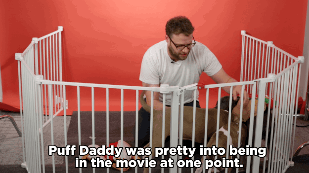 SR: No, that never happened. But what did happen is Puff Daddy was pretty into being in the movie at one point, and then found out it was an animated movie and not a live-action movie where we all are dressed up like food, and that made him lose interest very fast.