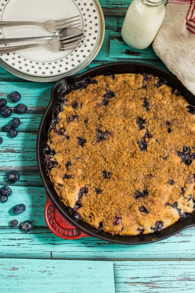 Blueberry Bourbon Buckle