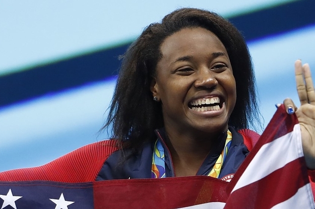 The Moment Simone Manuel Realized She'd Won Gold Will Fill Your World ...