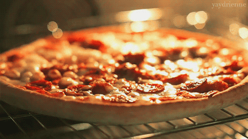 A pizza that has radius “z” and height “a” has volume Pi × z × z × a!