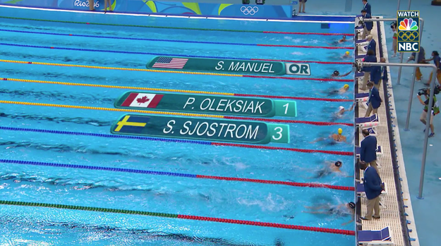 The race itself was CRAZY CLOSE!