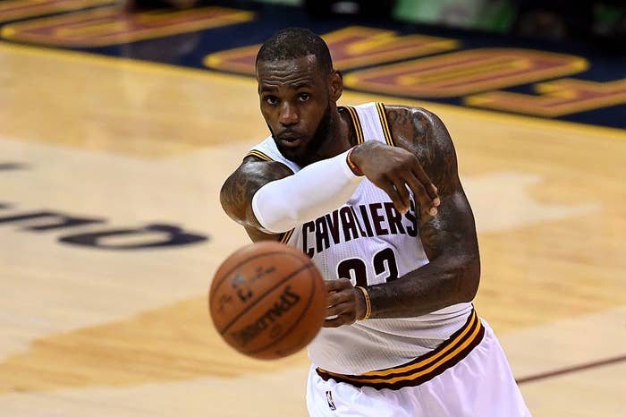 LeBron James goes full sports dad mode at daughter's volleyball