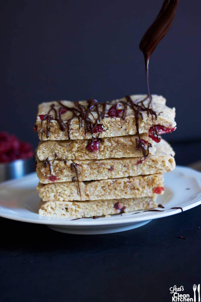 Coconut Cranberry Protein Bars - Lexi's Clean Kitchen