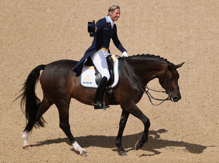 Patrik Kittel of Sweden riding Deja at the Rio 2016 Olympic Games.