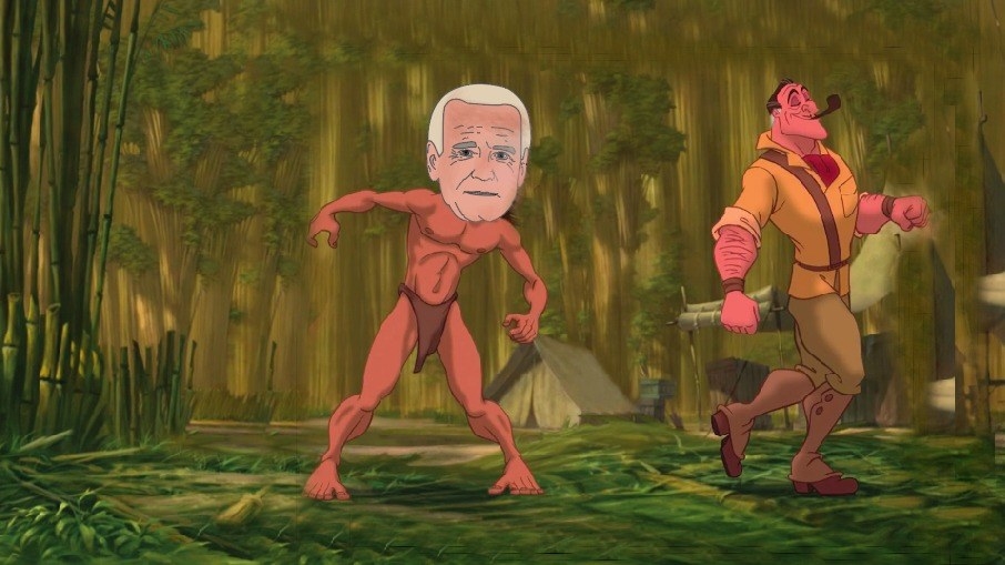 Fun Fact: Tarzan's physique was modeled after young Joe Biden (okay, not really).