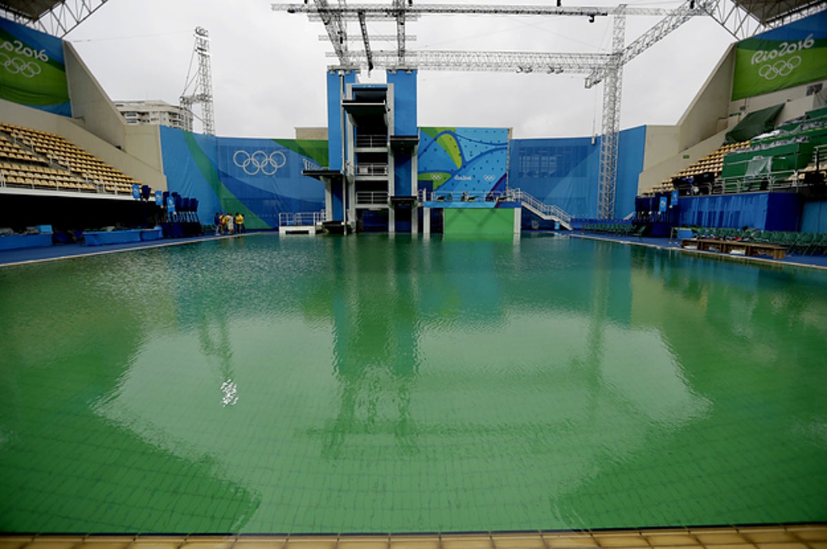 We Finally Know Why The Olympic Competition Pools Turned Green