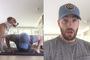 We Are All Chris Evans' Dog Watching Chris Evans Do Push-Ups