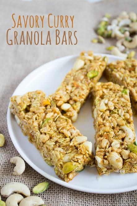 savory curry granola bars