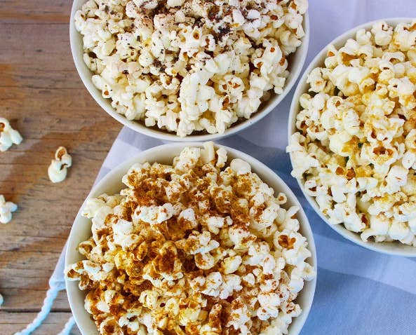 Different types of popcorn
