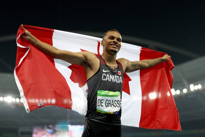 Everyone Made The Same Damn Joke About Canadian Track Star Andre De Grasse