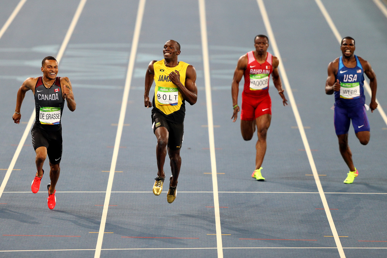 Usain Bolt And Andre De Grasse Literally Laughed Their Way Into The 200 ...