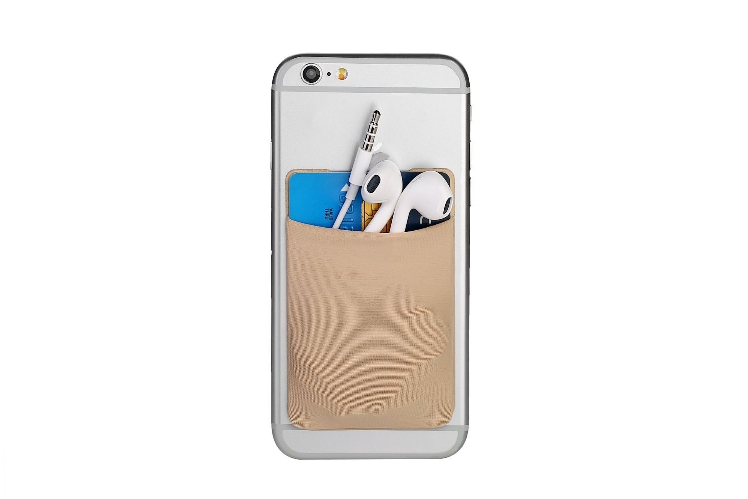 Beste Rezension: "Sieht gut aus auf meinem S6 und nützlich ist es auch. Gut ist, dass das Handy nicht wesentlich dicker wird und da ich keine Hülle benutze, wirkt der Kartenhalter sogar wie eine Art schützender Dämpfer, wenn es auf dem Tisch z.B. liegt." -