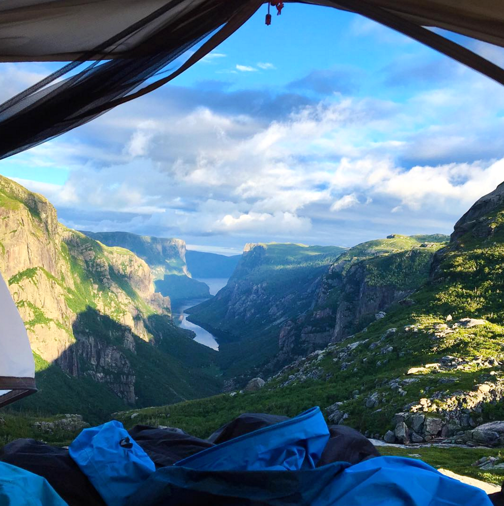 Canada's Gros Morne as seen from what's probably the most scenic campsite in the world.