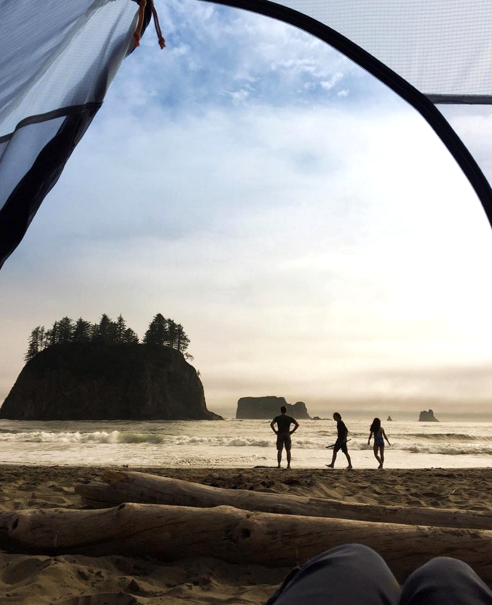 This dreamlike vision on the beaches of La Push in Washington.