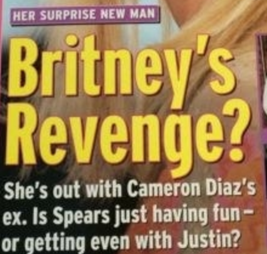 Us Weekly cover headline: &quot;Her Surprise New Man, Britney&#x27;s Revenge?&quot;