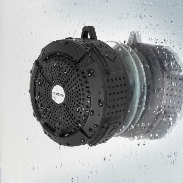 This waterproof speaker that you can use in the shower.