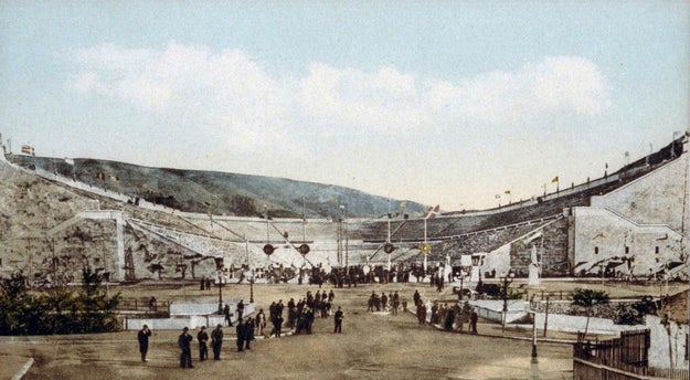 Olympic stadiums in the past.