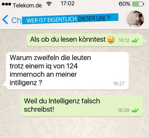33 grandiose WhatsApp-Chats, über die jeder Student lachen ... Die besten witze zum totlachen aus über 100 kategorien mit bildern + witzen + videos.