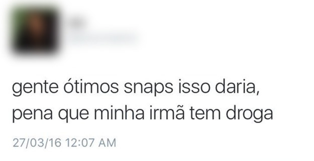 Imagina se a polícia vê.