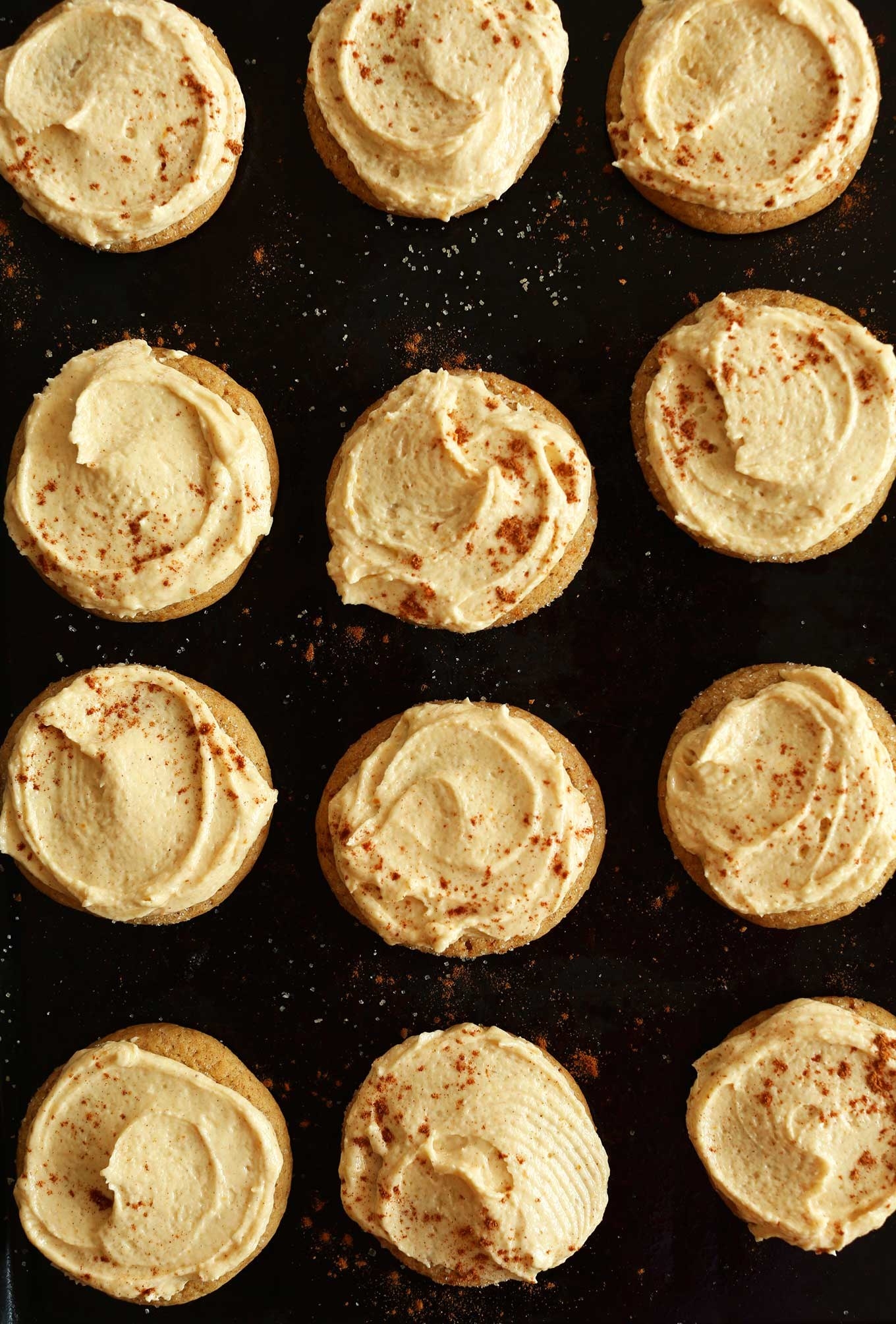 Frosting makes everything better. Even sugar cookies.Recipe here.