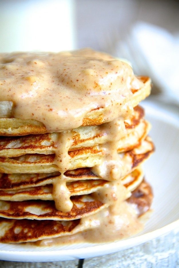 Chunky Monkey Greek Yogurt Pancakes