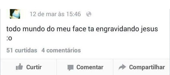 Olha a blasfêmia!